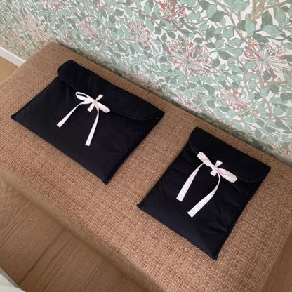 Women's Ballet Style Bow Quilted Computer Bag